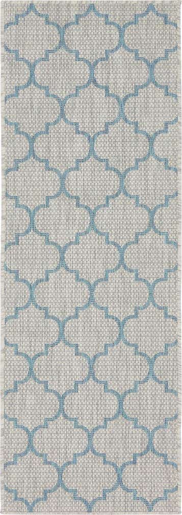60cm x 185cm Leicht zu reinigen Lattice Innen- / Außenbereich Läufer Teppich