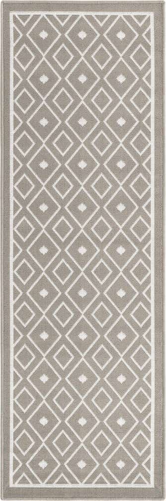 60cm x 185cm Leicht zu reinigen Lattice Innen- / Außenbereich Läufer Teppich