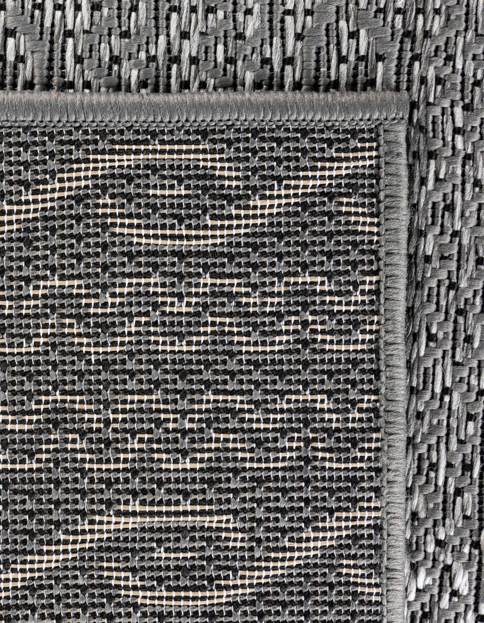 2' 2 x 6' Easy-Clean Modern Indoor / Outdoor Runner Rug
