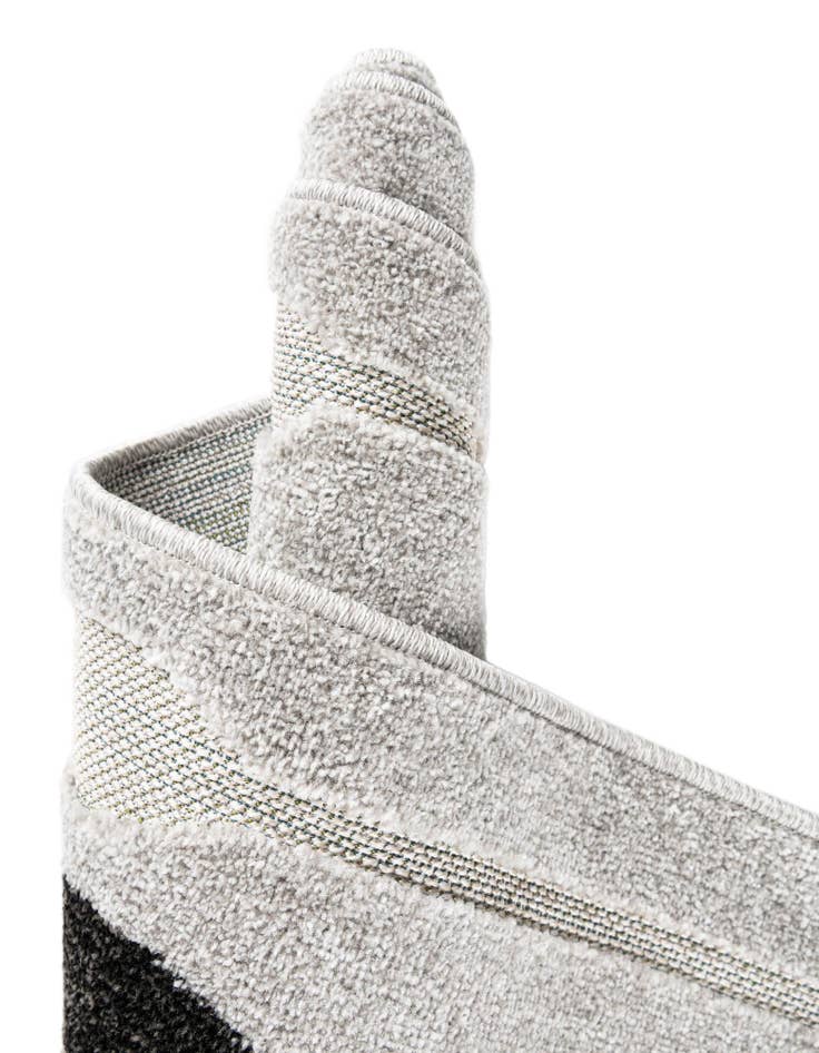 Detail image of 2' x 6' Easy-Clean Modern Indoor / Outdoor Runner Rug