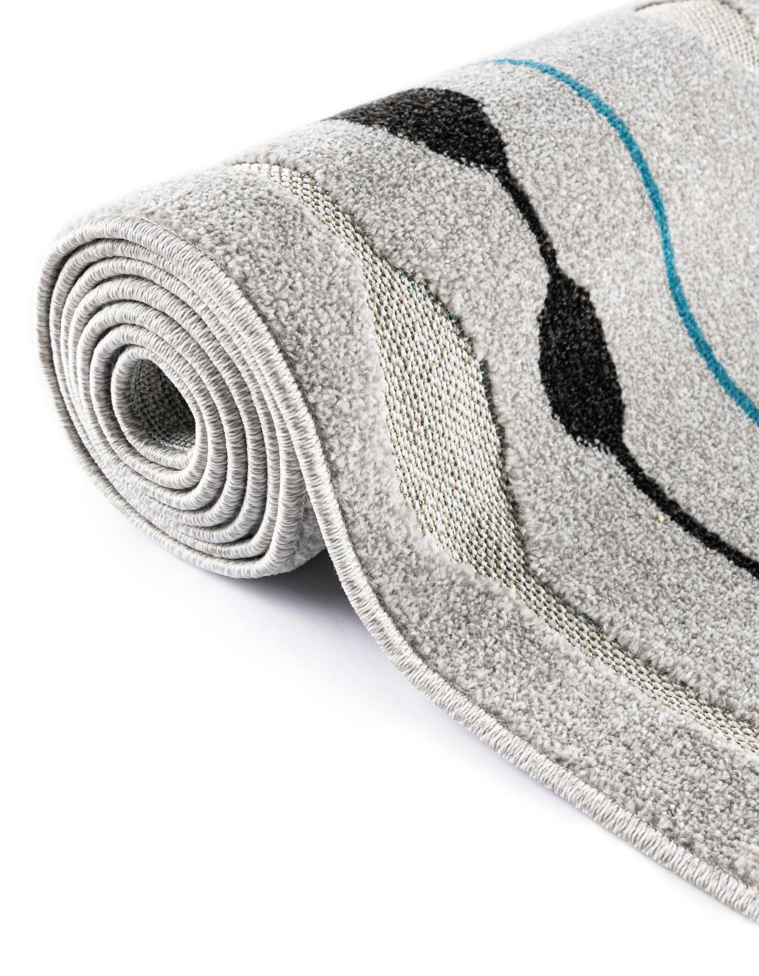 2' x 6' Easy-Clean Modern Indoor / Outdoor Runner Rug