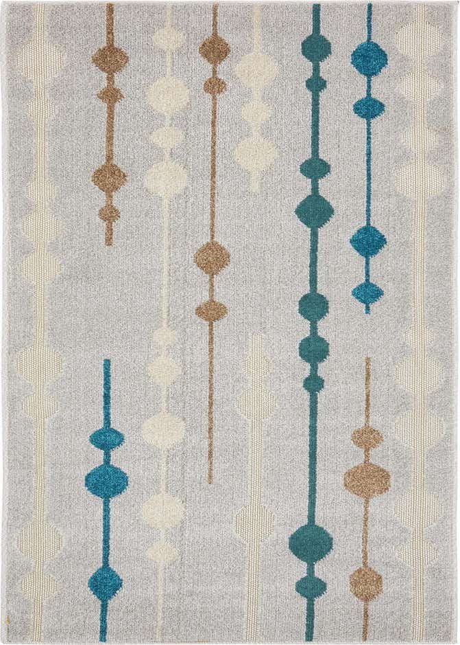 2' x 6' Easy-Clean Modern Indoor / Outdoor Runner Rug