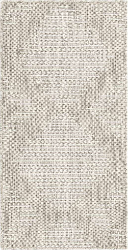 2' x 4' Easy-Clean Modern Indoor / Outdoor Runner Rug