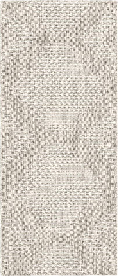 Detail image of 2' x 5' 3 Easy-Clean Modern Indoor / Outdoor Runner Rug