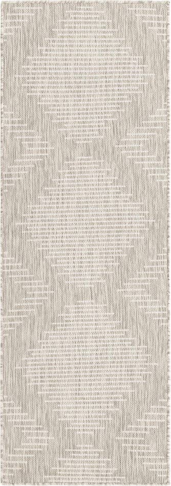 Detail image of 2' x 6' Easy-Clean Modern Indoor / Outdoor Runner Rug