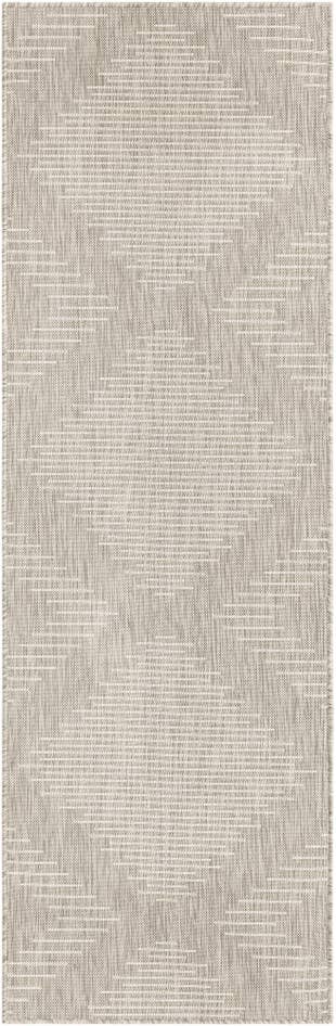 Detail image of 2' x 8' Easy-Clean Modern Indoor / Outdoor Runner Rug