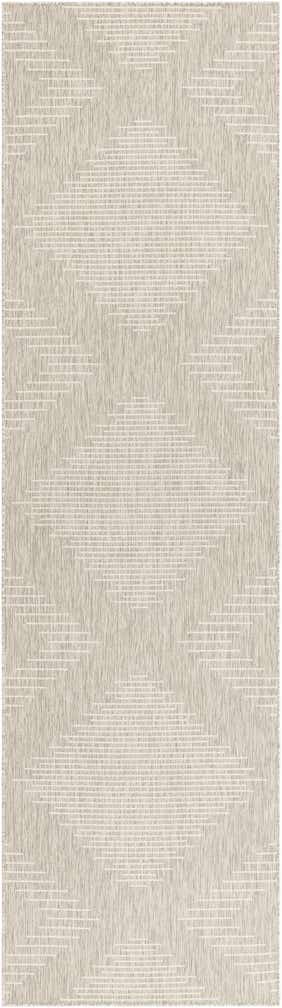 2' 7 x 12' Easy-Clean Modern Indoor / Outdoor Runner Rug