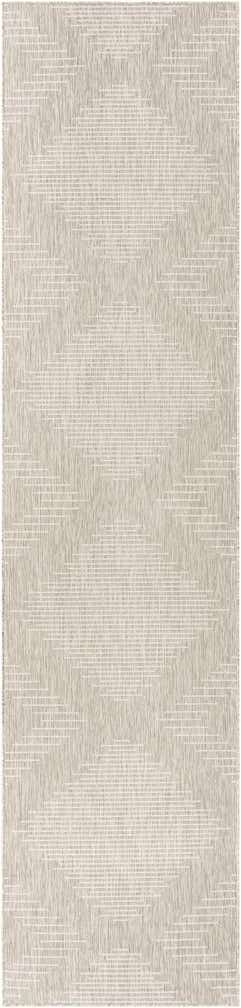 3' 3 x 14' Easy-Clean Modern Indoor / Outdoor Runner Rug