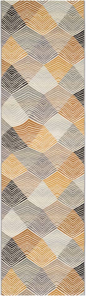 Detail image of 2' 7 x 10' Easy-Clean Modern Indoor / Outdoor Runner Rug
