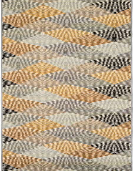 2' 7 x 12' Easy-Clean Modern Indoor / Outdoor Runner Rug