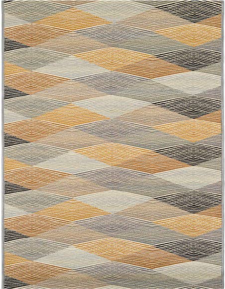 Detail image of 2' 7 x 12' Easy-Clean Modern Indoor / Outdoor Runner Rug