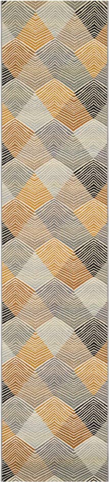 Detail image of 2' 7 x 12' Easy-Clean Modern Indoor / Outdoor Runner Rug