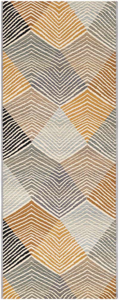 2' x 5' Easy-Clean Modern Indoor / Outdoor Runner Rug