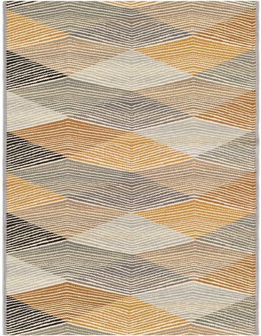 Detail image of 2' x 8' Easy-Clean Modern Indoor / Outdoor Runner Rug