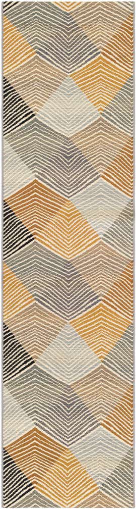 2' x 8' Easy-Clean Modern Indoor / Outdoor Runner Rug