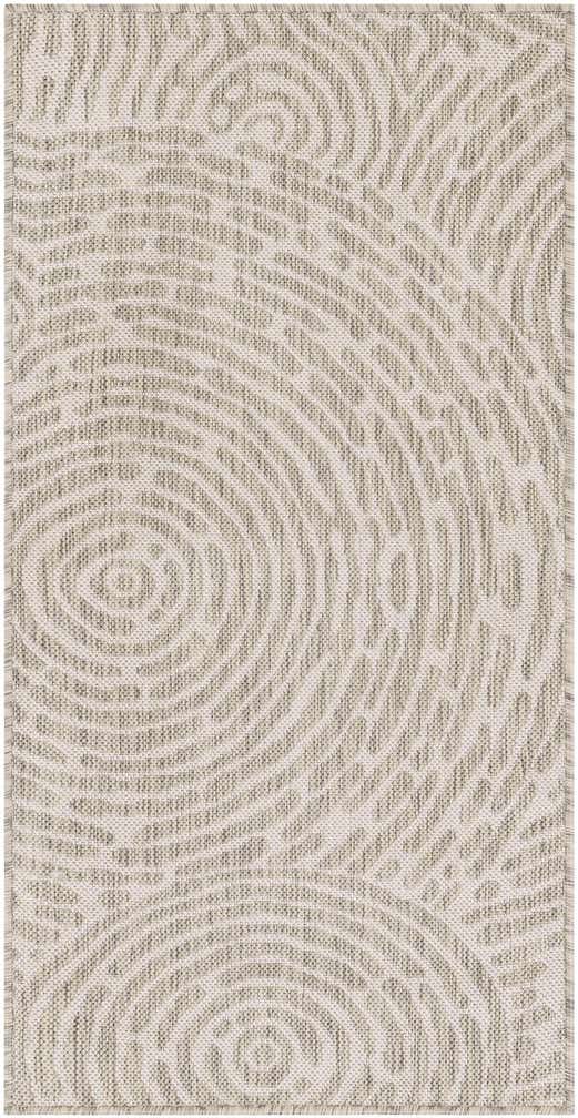 2' x 4' Easy-Clean Modern Indoor / Outdoor Runner Rug