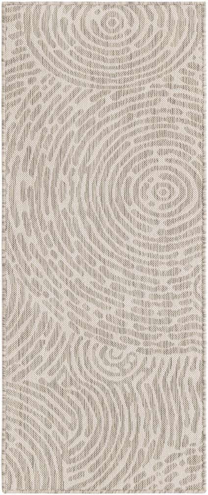 2' x 5' 3 Easy-Clean Modern Indoor / Outdoor Runner Rug