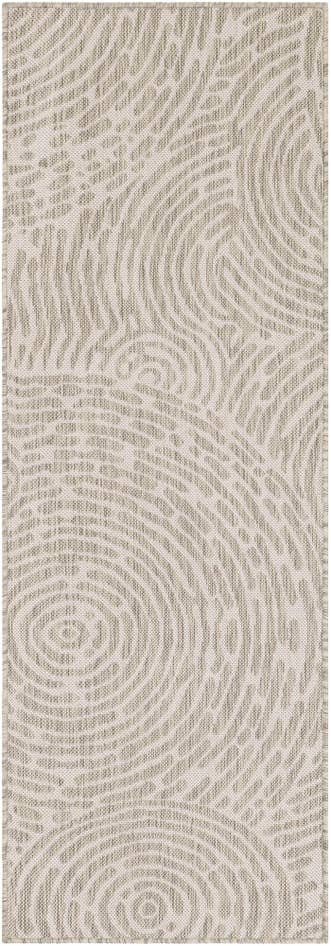Detail image of 2' x 6' Easy-Clean Modern Indoor / Outdoor Runner Rug
