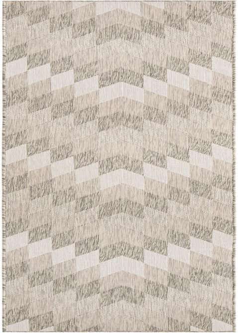 2' 7 x 12' Easy-Clean Modern Indoor / Outdoor Runner Rug