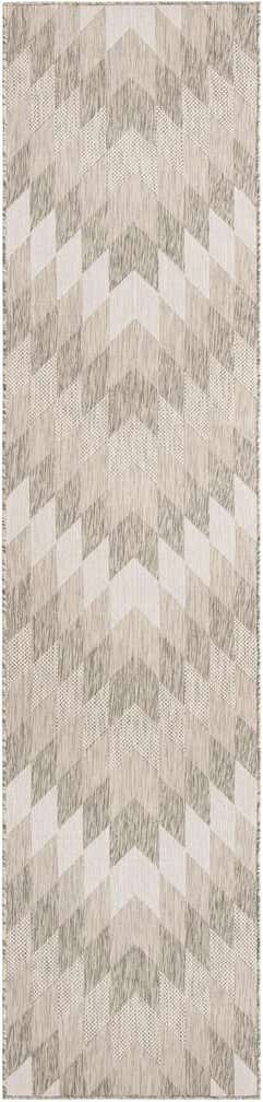 2' 7 x 12' Easy-Clean Modern Indoor / Outdoor Runner Rug