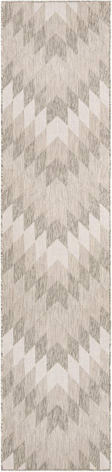 Detail image of 2' 7 x 12' Easy-Clean Modern Indoor / Outdoor Runner Rug