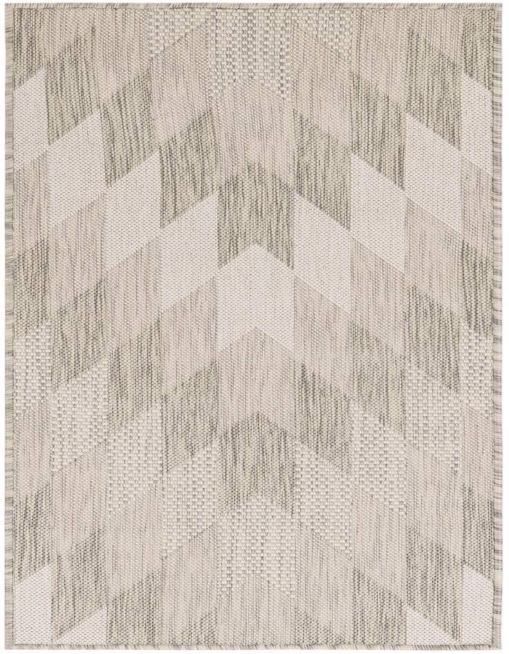 Detail image of 2' x 4' Easy-Clean Modern Indoor / Outdoor Runner Rug