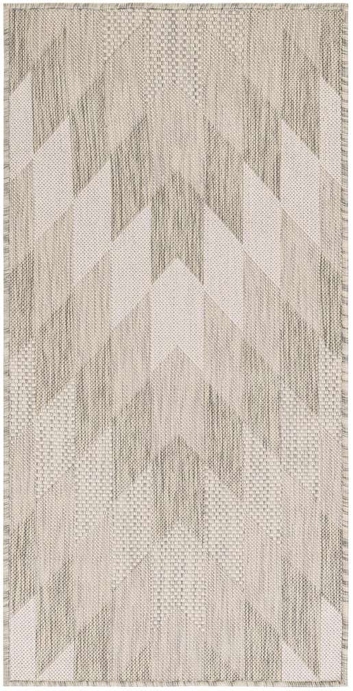 2' x 4' Easy-Clean Modern Indoor / Outdoor Runner Rug