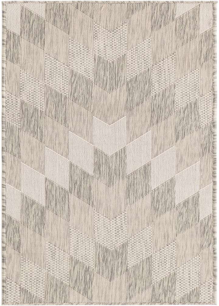 2' x 5' 3 Easy-Clean Modern Indoor / Outdoor Runner Rug