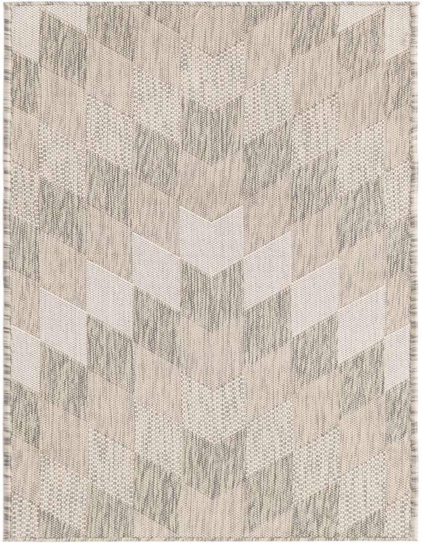 2' x 5' 3 Easy-Clean Modern Indoor / Outdoor Runner Rug