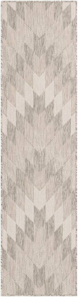 Detail image of 2' x 8' Easy-Clean Modern Indoor / Outdoor Runner Rug