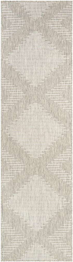 3' 3 x 12' Easy-Clean Modern Indoor / Outdoor Runner Rug