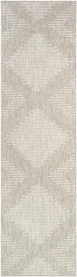 Detail image of 3' 3 x 12' Easy-Clean Modern Indoor / Outdoor Runner Rug