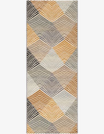 2' x 5' Easy-Clean Modern Indoor / Outdoor Runner Rug