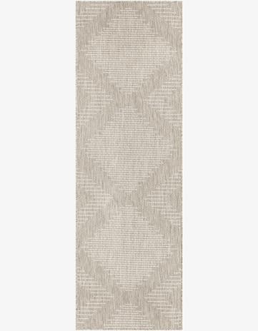 2' x 8' Easy-Clean Modern Indoor / Outdoor Runner Rug