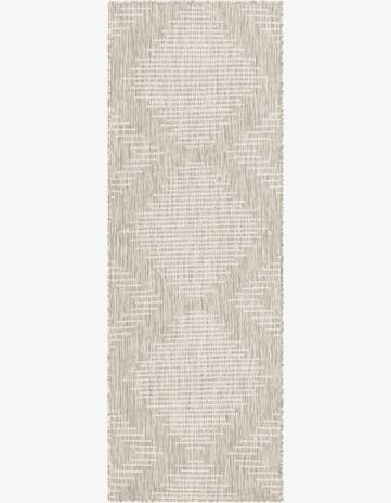 2' x 6' Easy-Clean Modern Indoor / Outdoor Runner Rug