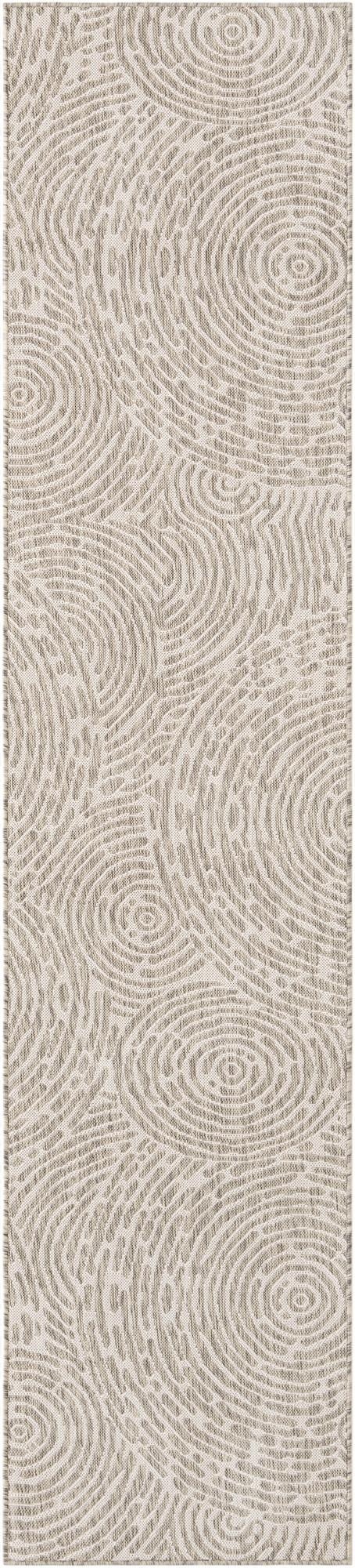 2' 7 x 12'  Washable Modern Indoor / Outdoor Runner Rug