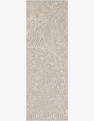 2' x 6' Easy-Clean Modern Indoor / Outdoor Runner Rug