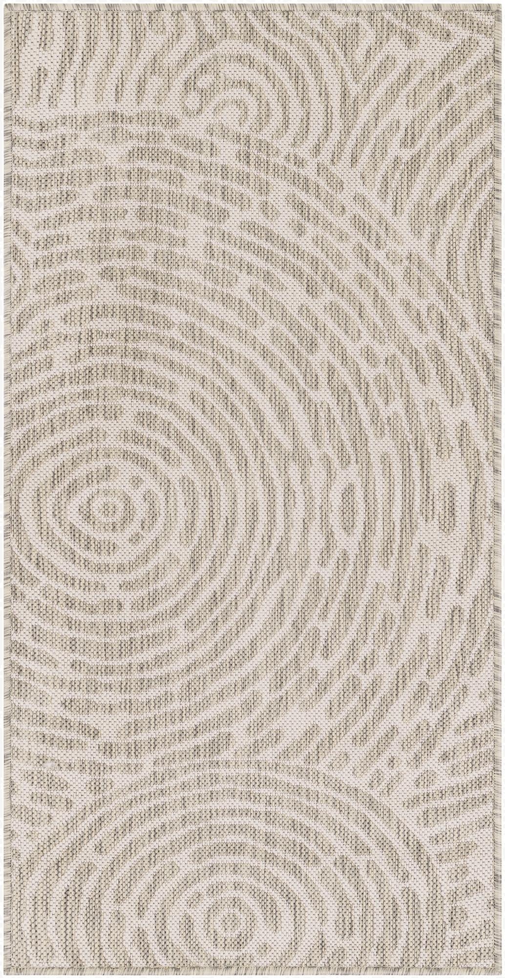 2' x 4'  Washable Modern Indoor / Outdoor Runner Rug