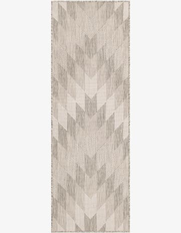 2' x 6' Easy-Clean Modern Indoor / Outdoor Runner Rug