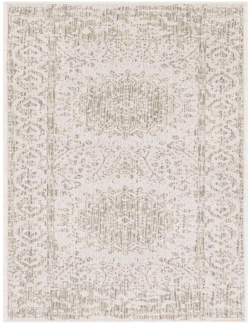 2' x 5' 3 Easy-Clean Traditional Indoor / Outdoor Runner Rug