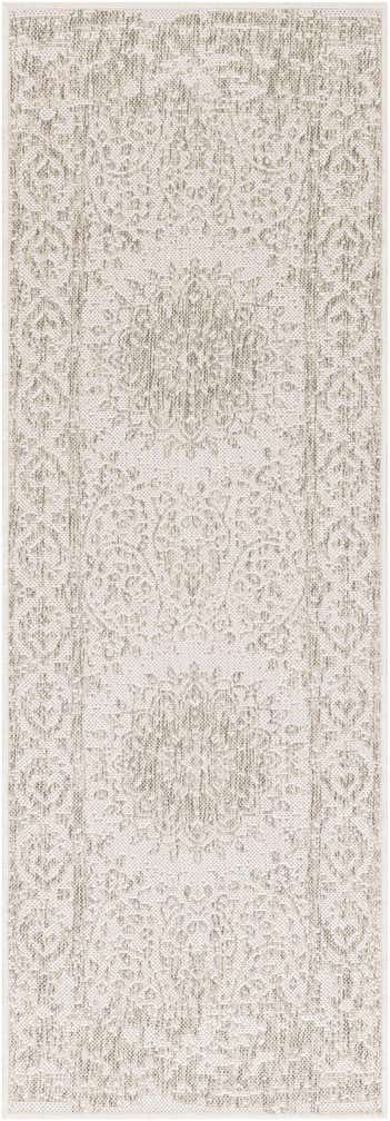2' x 6' Easy-Clean Traditional Indoor / Outdoor Runner Rug