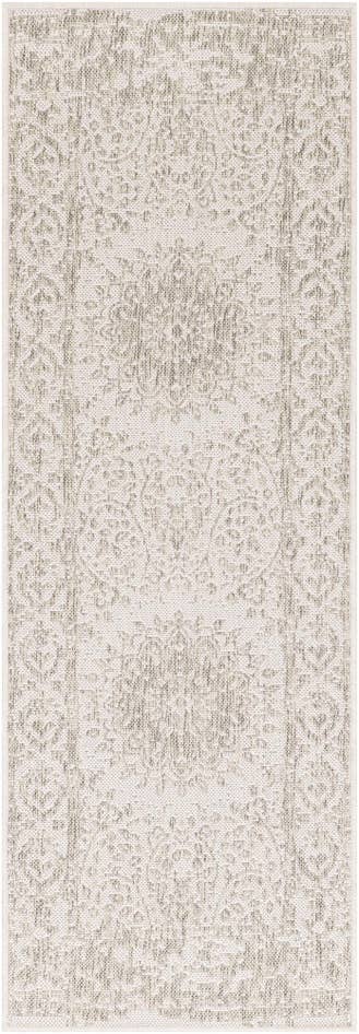 Detail image of 2' x 6' Easy-Clean Traditional Indoor / Outdoor Runner Rug