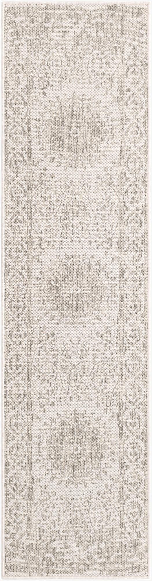 Primary image 2' x 8'  Washable Traditional Indoor / Outdoor Runner Rug