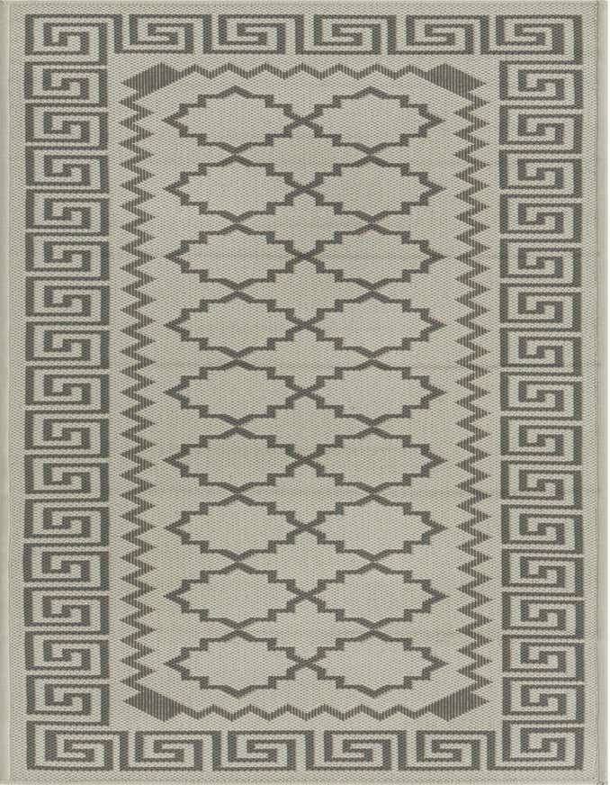 2' 2 x 6' Easy-Clean Trellis Indoor / Outdoor Runner Rug