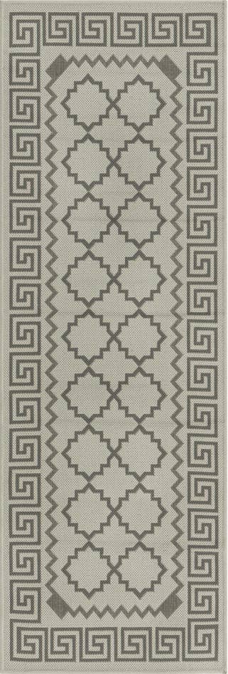 Detail image of 2' 2 x 6' Easy-Clean Trellis Indoor / Outdoor Runner Rug