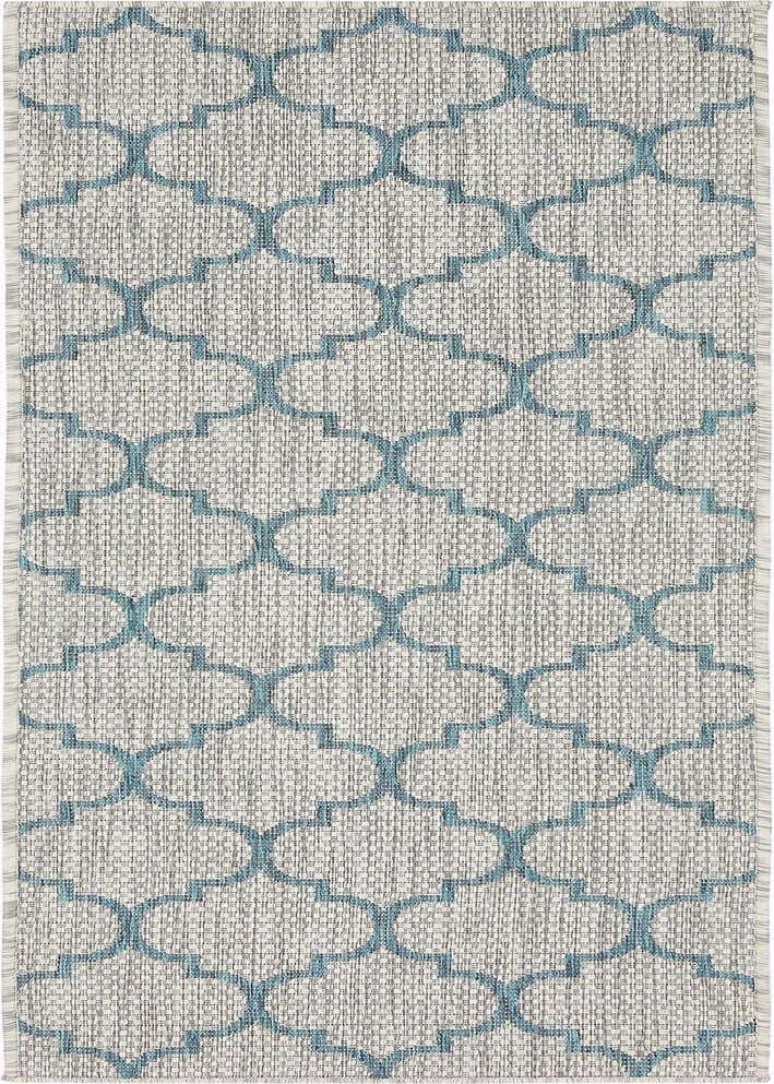 2' x 6' Easy-Clean Trellis Indoor / Outdoor Runner Rug