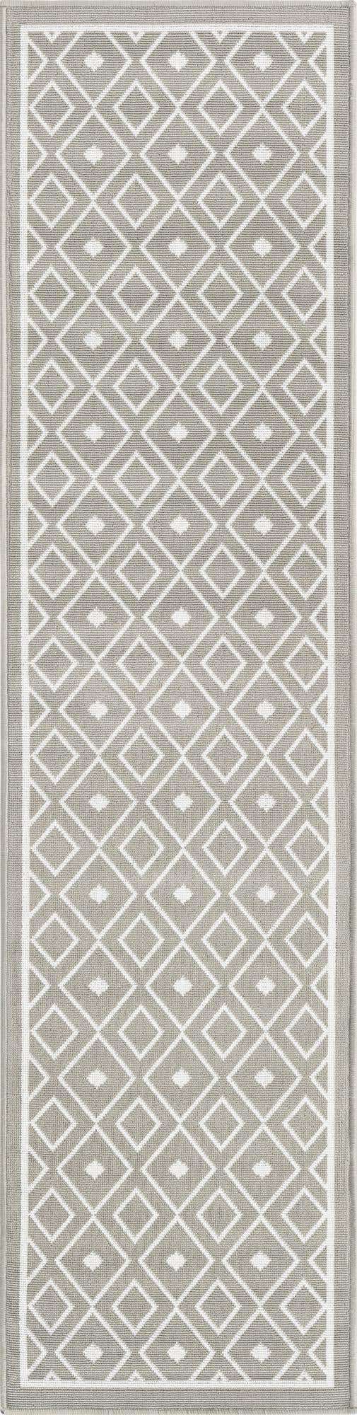 2' x 8' Easy-Clean Trellis Indoor / Outdoor Runner Rug