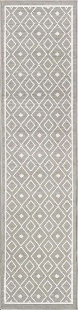 2' x 8' Easy-Clean Trellis Indoor / Outdoor Runner Rug