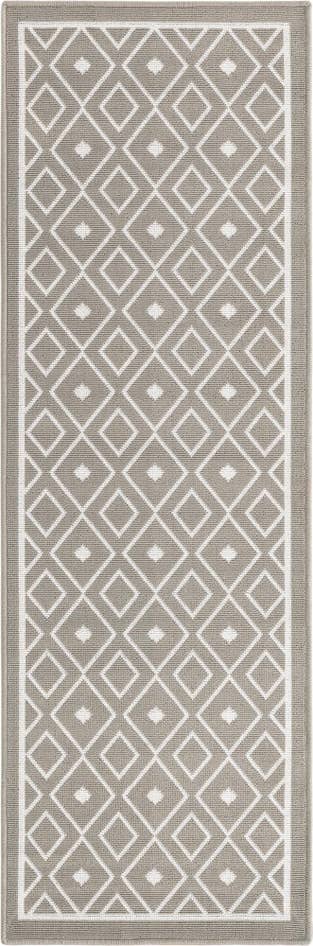 Detail image of 2' x 6' Easy-Clean Trellis Indoor / Outdoor Runner Rug