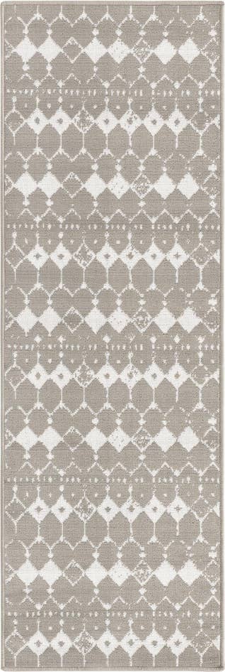 Detail image of 2' x 6' Easy-Clean Trellis Indoor / Outdoor Runner Rug